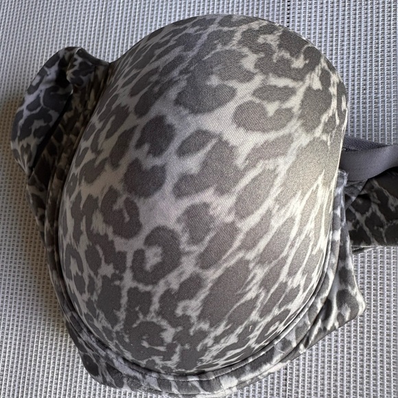 SOMA WOMENS 40D Gray Leopard Print Bra - Picture 7 of 9